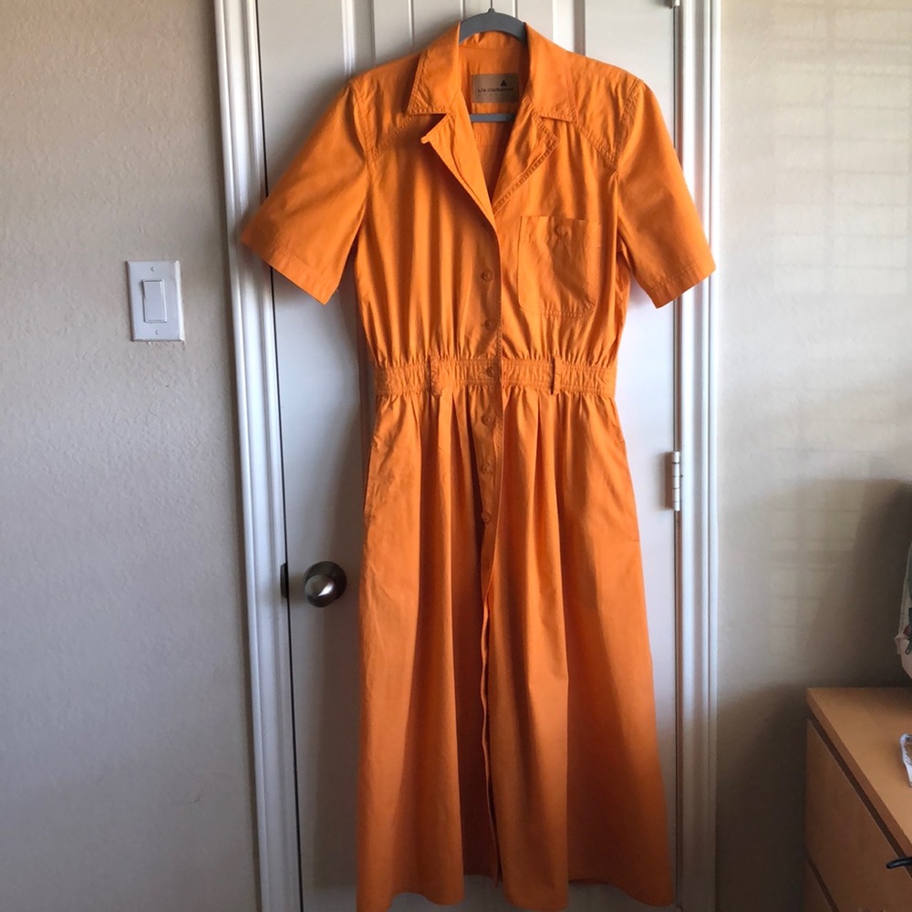 Popping Orange Vintage Dress October Cutie Halloween Hottie